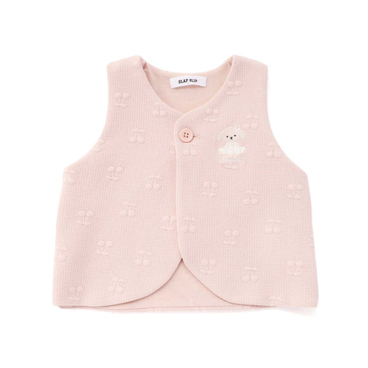 【お揃い】ぽこぽこチェリーアニマル柄ベストベビー(70~80cm) | SLAP SLIP | 詳細画像8