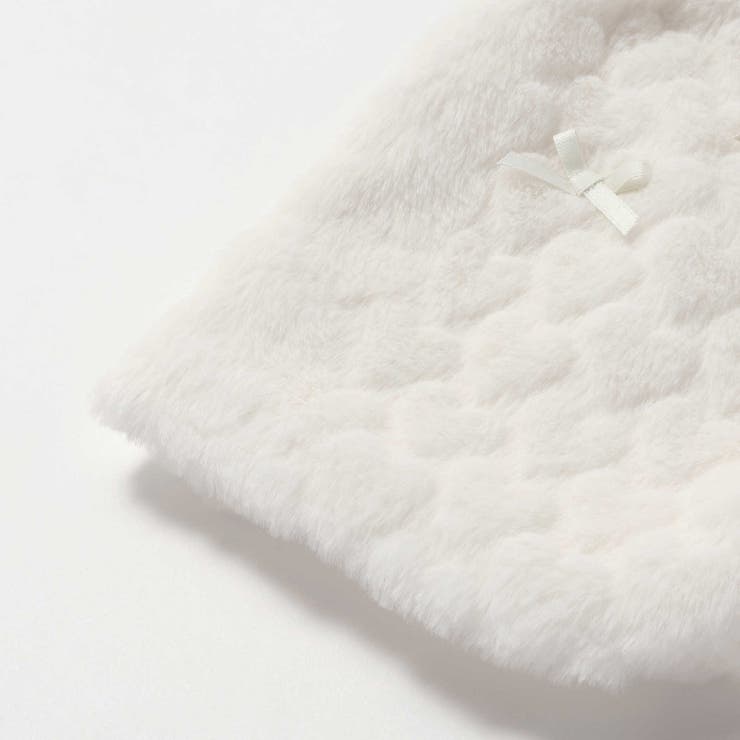 【お揃い】リボンいっぱいハート柄ファーベストベビー(70~80cm) | SLAP SLIP | 詳細画像9