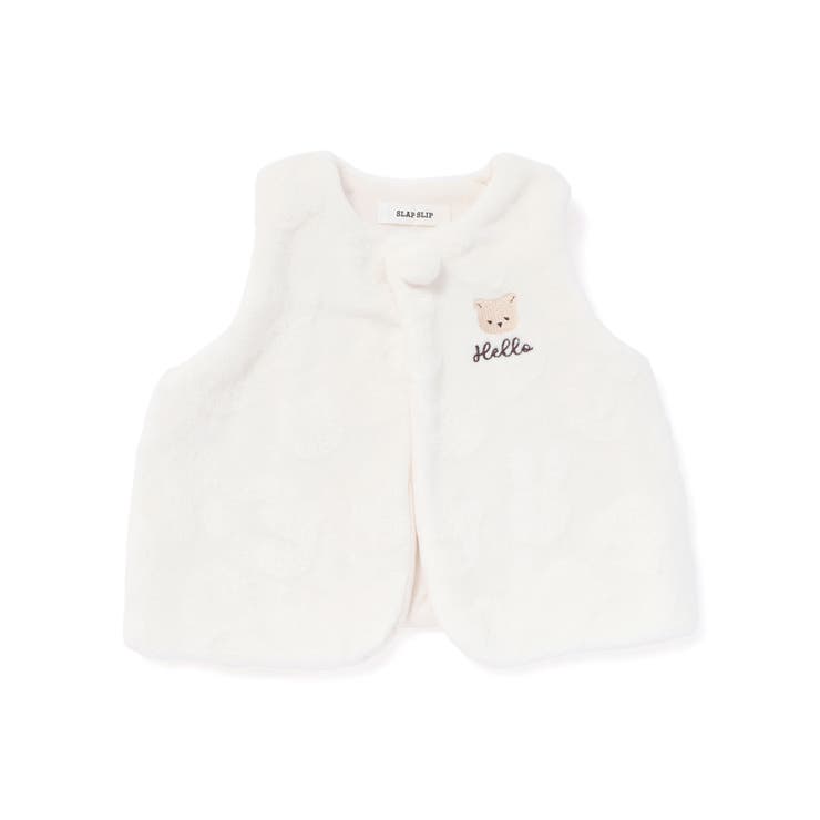 【お揃い】アニマルクマウサギネコ恐竜ポコポコボアベストベビー(70~80cm) | SLAP SLIP | 詳細画像4 