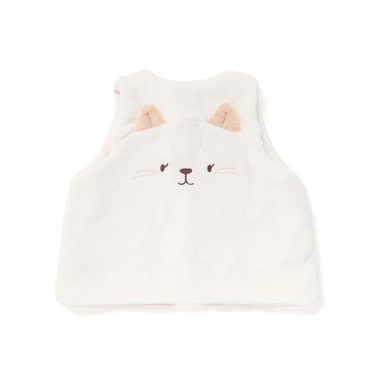 【お揃い】アニマルクマウサギネコ恐竜ポコポコボアベストベビー(70~80cm) | SLAP SLIP | 詳細画像5 