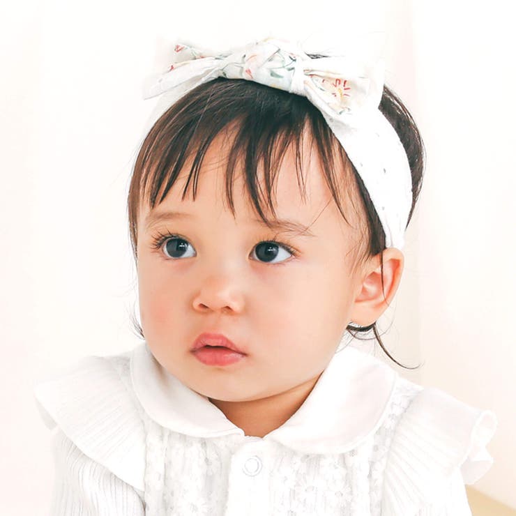 レース花柄リボンカチュームベビー(44~54cm) | SLAP SLIP | 詳細画像1 