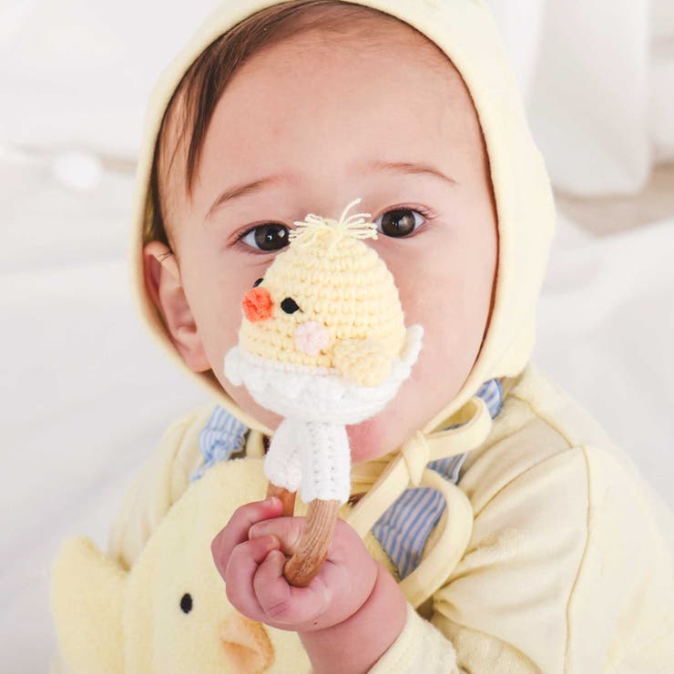 クマウサギひよこクルマモチーフかぎ編み歯がためベビー | SLAP SLIP | 詳細画像5 