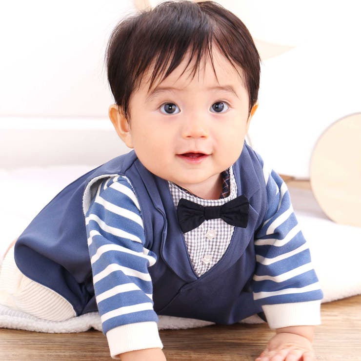 リボンタイ付きテーラードベスト風スタイベビー【専用ケース付き】 | SLAP SLIP | 詳細画像4 