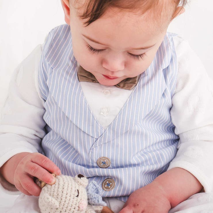 リボンタイ付きテーラードベスト風スタイベビー【専用ケース付き】 | SLAP SLIP | 詳細画像5 