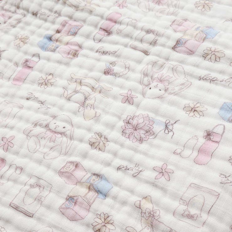 【お揃い】恐竜イチゴおもちゃマルチ総柄ガーゼおくるみ | SLAP SLIP | 詳細画像10 