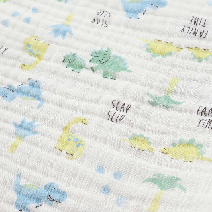 【お揃い】恐竜イチゴおもちゃマルチ総柄ガーゼおくるみ | SLAP SLIP | 詳細画像11 