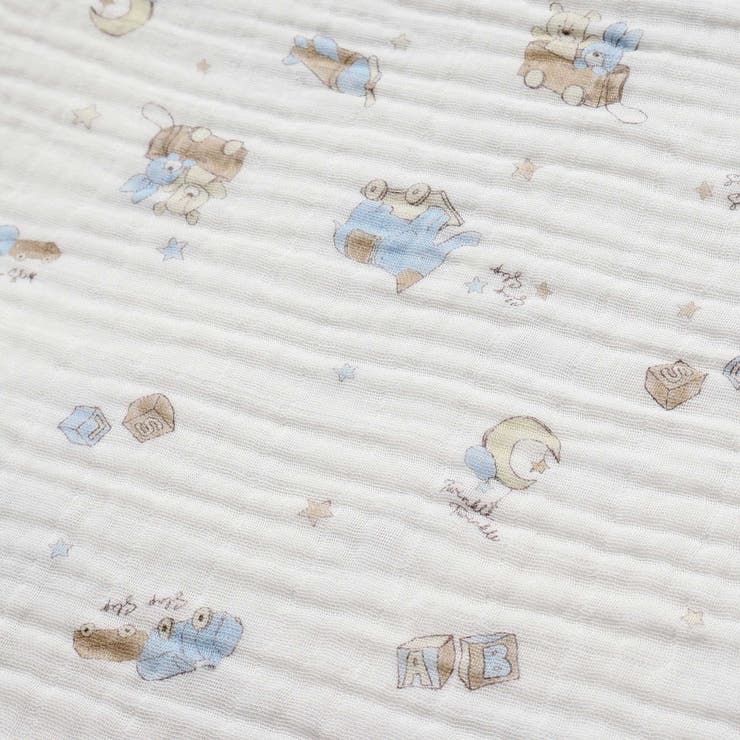 【お揃い】恐竜イチゴおもちゃマルチ総柄ガーゼおくるみ | SLAP SLIP | 詳細画像12 