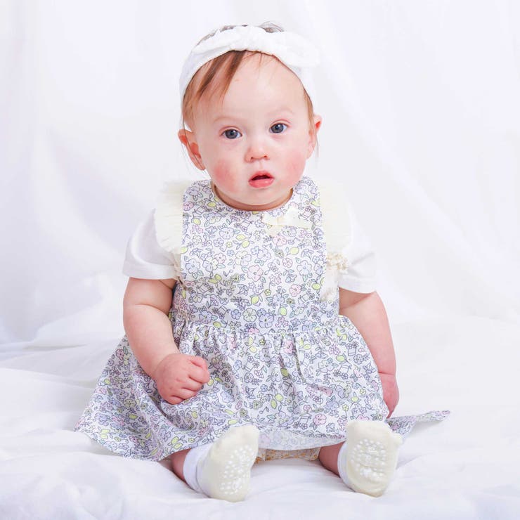 【お揃い】お花レモン柄リボン袖レースドレススタイベビー【専用ケース付き】 | SLAP SLIP | 詳細画像2 