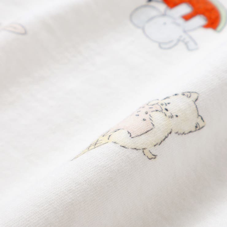 【お揃い/接触冷感】アニマルフルーツプリント柄ひんやり2wayおくるみベビー | SLAP SLIP | 詳細画像14 