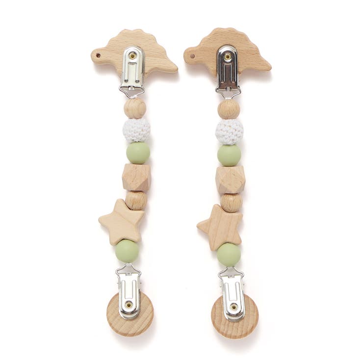 アニマルクマウサギ恐竜木製マルチクリップベビー | SLAP SLIP | 詳細画像13 