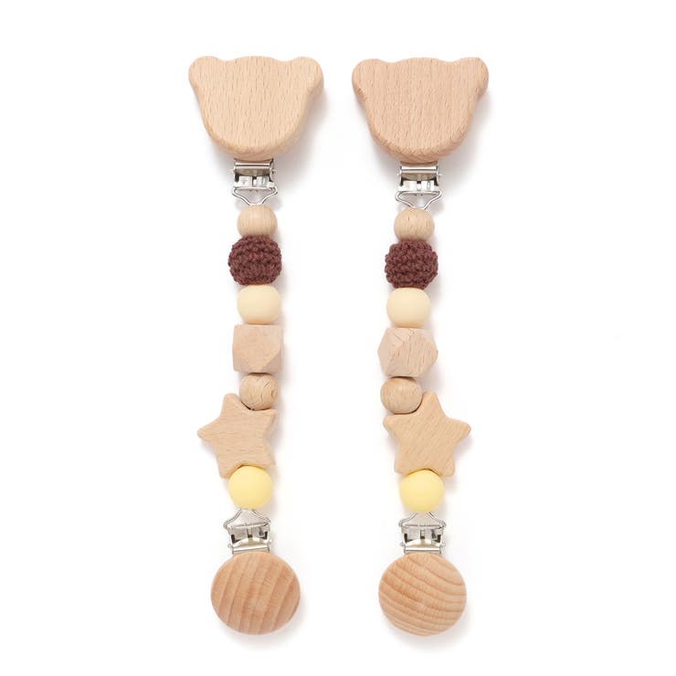 アニマルクマウサギ恐竜木製マルチクリップベビー | SLAP SLIP | 詳細画像4 