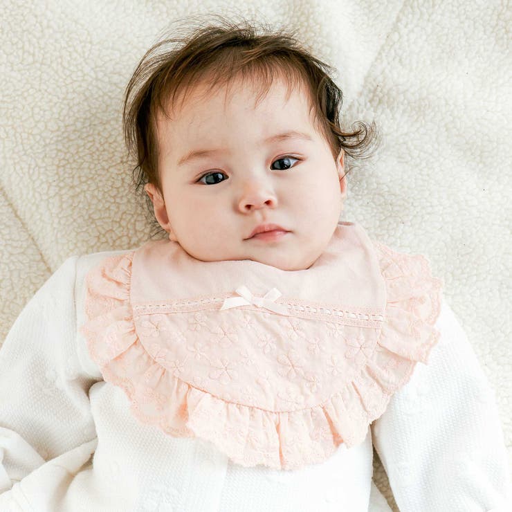 ピンク | 縁レースはしごレースリボンスタイベビー | SLAP SLIP