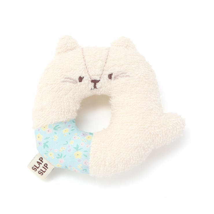 【お揃い】アニマルクマウサギペンギンライオンネコモチーフドーナツ型ラトルベビー | SLAP SLIP | 詳細画像6 