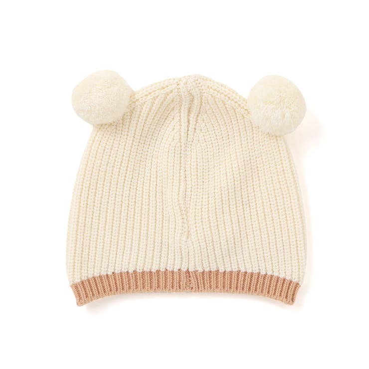 クマウサギ立体モチーフ付きニット帽ベビー(44~48cm) | SLAP SLIP | 詳細画像3 