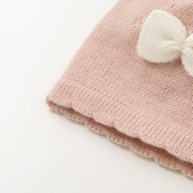 リボン付きぴょっこりネコ耳ニット帽ベビー(44~48cm) | SLAP SLIP | 詳細画像6 