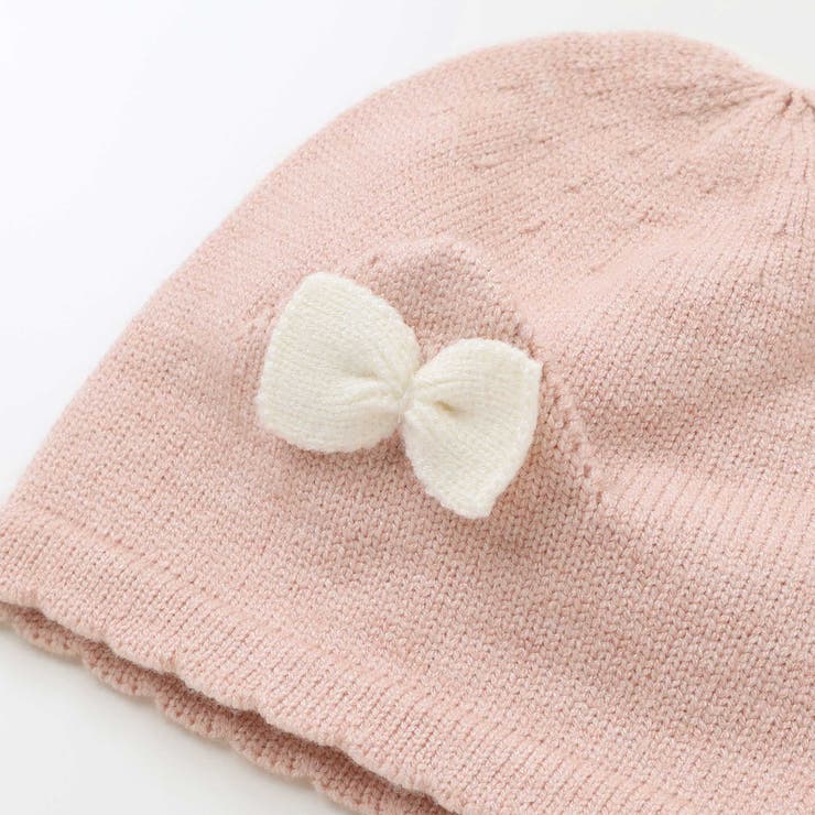 リボン付きぴょっこりネコ耳ニット帽ベビー(44~48cm) | SLAP SLIP | 詳細画像7 