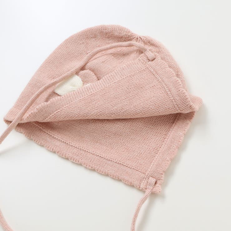 リボン付きぴょっこりネコ耳ニット帽ベビー(44~48cm) | SLAP SLIP | 詳細画像9 