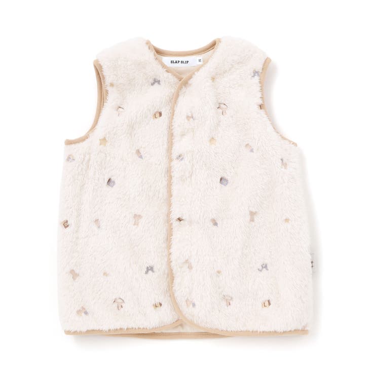 【お揃い】総柄刺しゅうもこもこボアスリーパーベビー | SLAP SLIP | 詳細画像4