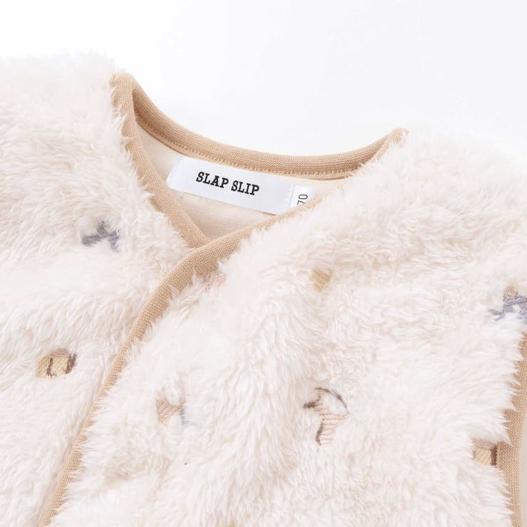 【お揃い】総柄刺しゅうもこもこボアスリーパーベビー | SLAP SLIP | 詳細画像6