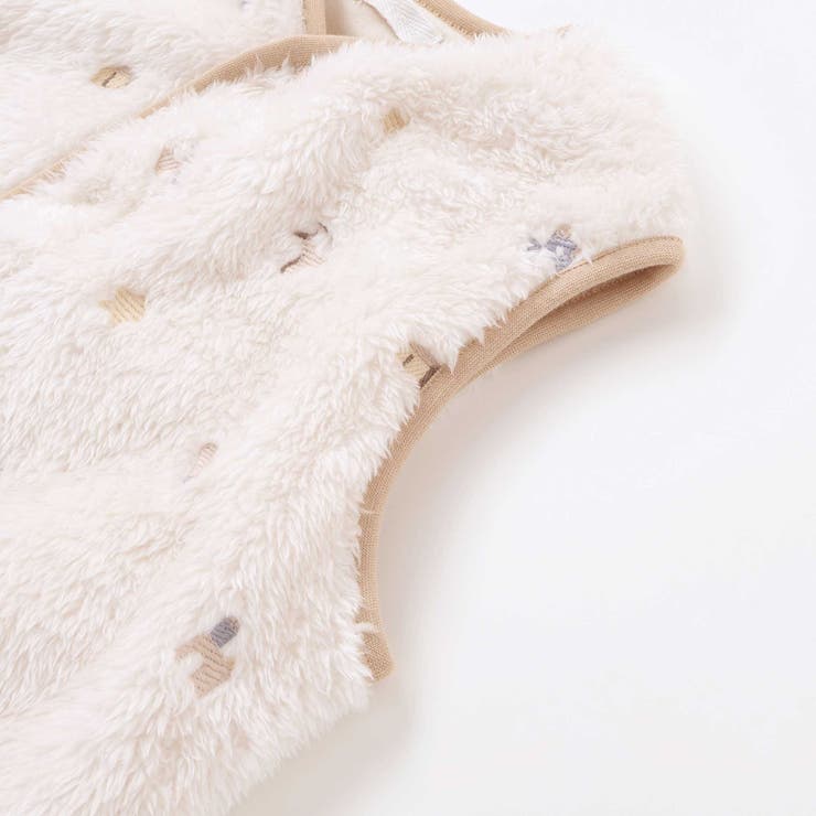 【お揃い】総柄刺しゅうもこもこボアスリーパーベビー | SLAP SLIP | 詳細画像7