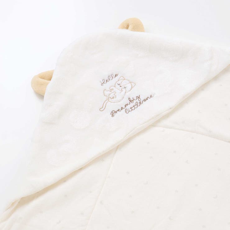 【お揃い】アニマルクマウサギネコ恐竜ポコポコボアフード付きおくるみベビー | SLAP SLIP | 詳細画像5 