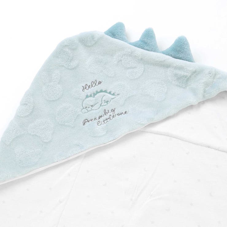 【お揃い】アニマルクマウサギネコ恐竜ポコポコボアフード付きおくるみベビー | SLAP SLIP | 詳細画像9 