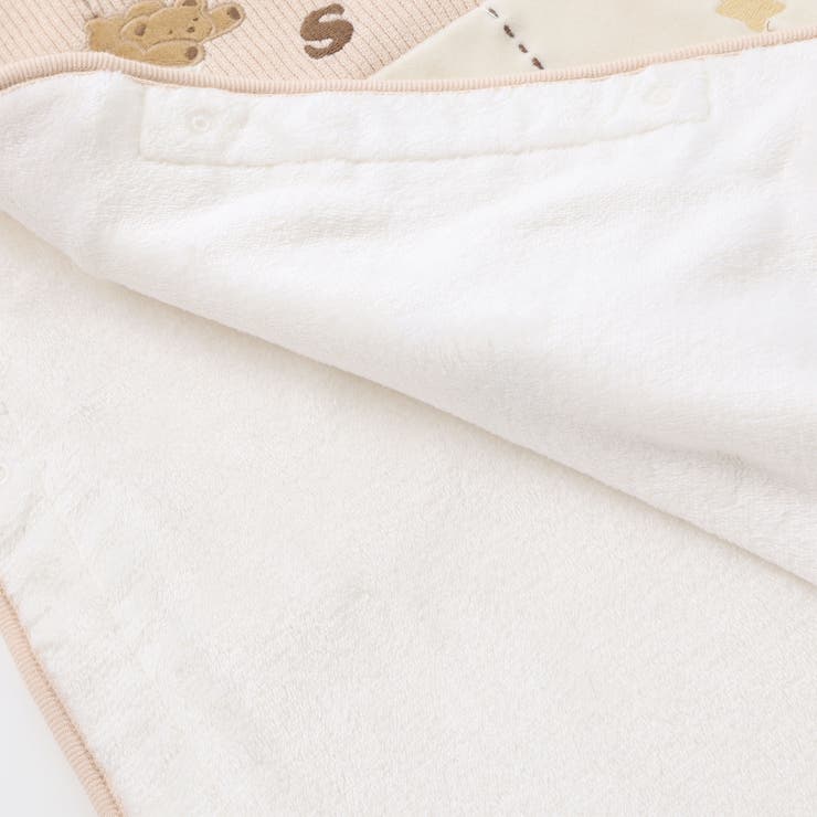 【お揃い】アニマルクマ恐竜おもちゃ裏ボア切り替えスリーパーベビー | SLAP SLIP | 詳細画像17 