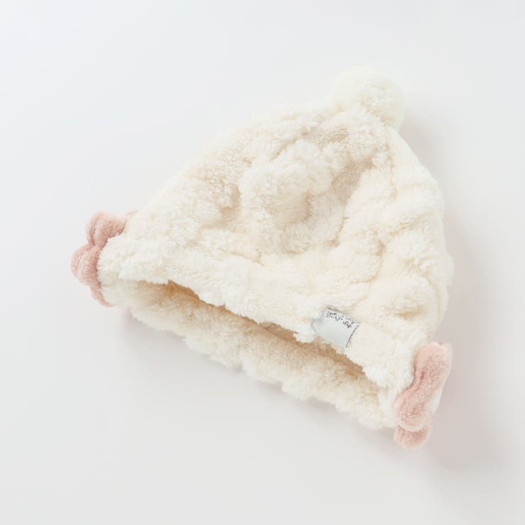 花星フワフワモチーフ耳当て付きボンボンニット帽ベビー | SLAP SLIP | 詳細画像6 