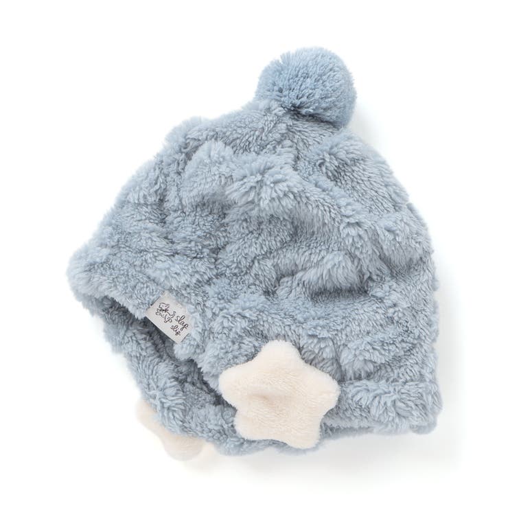 花星フワフワモチーフ耳当て付きボンボンニット帽ベビー | SLAP SLIP | 詳細画像8 