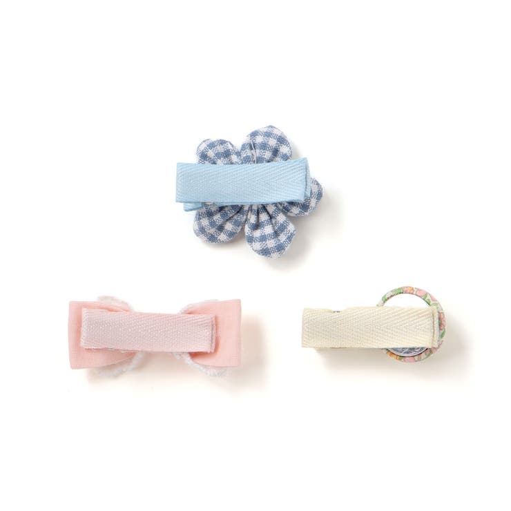 いろいろお花リボンヘアピン3点アソートベビー | SLAP SLIP | 詳細画像3 