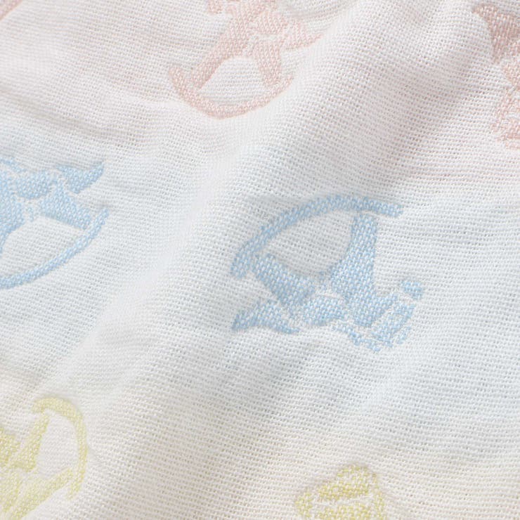 【お揃い】コットンクマ木馬総柄3重ガーゼおくるみベビー | SLAP SLIP | 詳細画像14 
