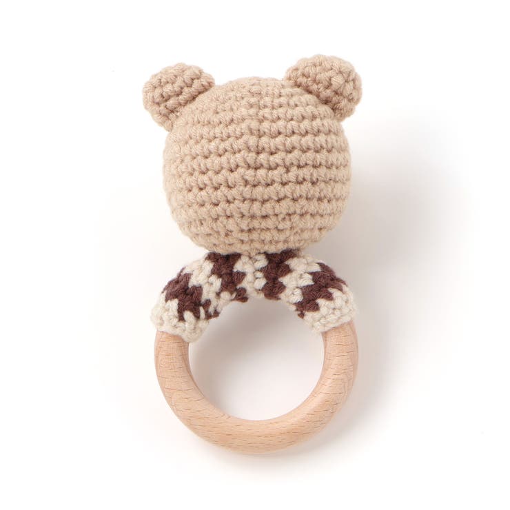 アイスクリームクマウサギアニマル恐竜かぎ編みモチーフ付き歯がためベビー | SLAP SLIP | 詳細画像15 