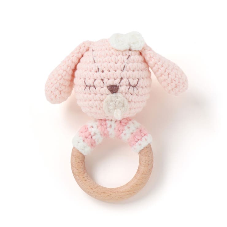 アイスクリームクマウサギアニマル恐竜かぎ編みモチーフ付き歯がためベビー | SLAP SLIP | 詳細画像6 