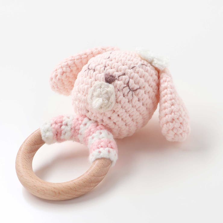 アイスクリームクマウサギアニマル恐竜かぎ編みモチーフ付き歯がためベビー | SLAP SLIP | 詳細画像8 