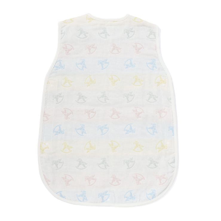 【お揃い】コットンクマ木馬総柄3重ガーゼスリーパーベビー | SLAP SLIP | 詳細画像12 