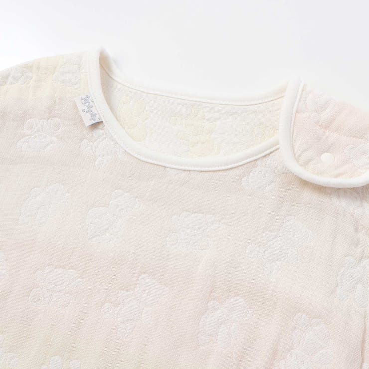 【お揃い】コットンクマ木馬総柄3重ガーゼスリーパーベビー | SLAP SLIP | 詳細画像4 