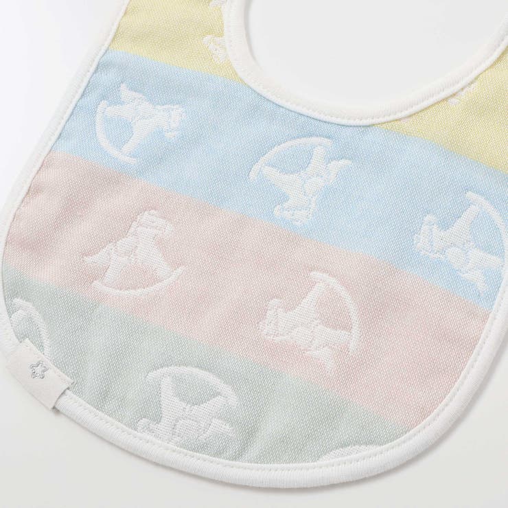 【お揃い】コットンクマ木馬総柄3重ガーゼスタイベビー | SLAP SLIP | 詳細画像10 