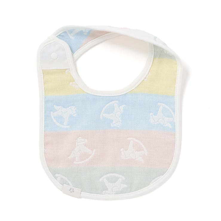 【お揃い】コットンクマ木馬総柄3重ガーゼスタイベビー | SLAP SLIP | 詳細画像6 