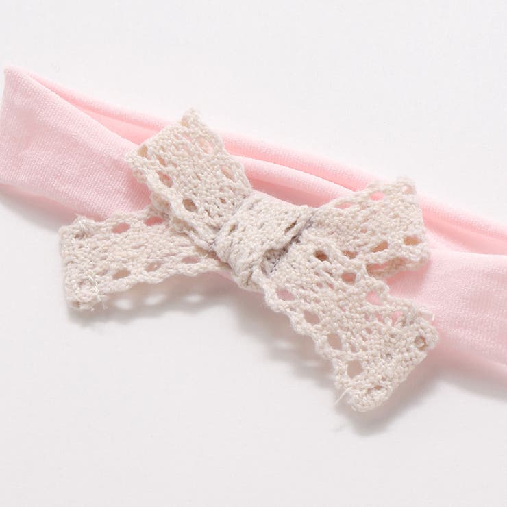 ふわふわフラワー+レースリボンヘアカチューム2点セットベビー | SLAP SLIP | 詳細画像4 