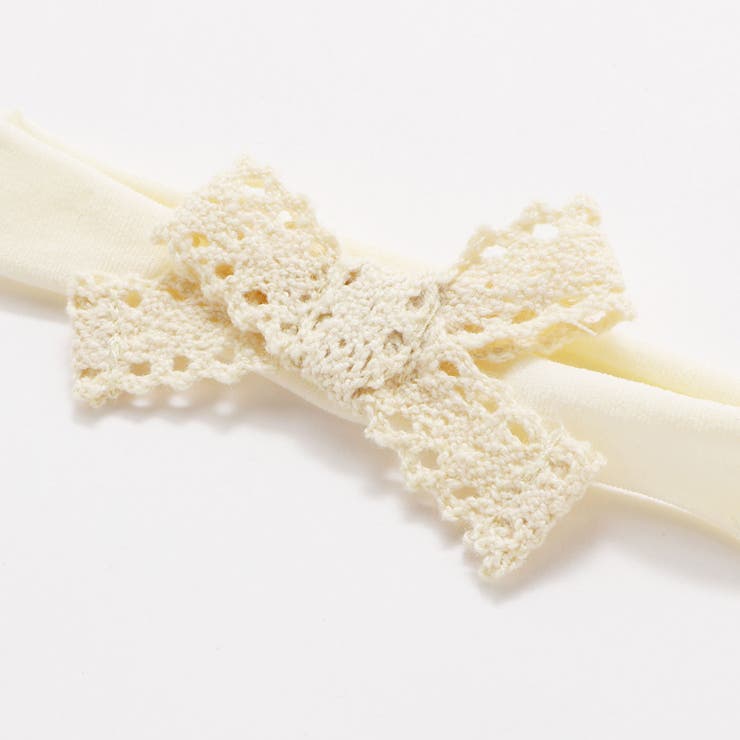 ふわふわフラワー+レースリボンヘアカチューム2点セットベビー | SLAP SLIP | 詳細画像8 