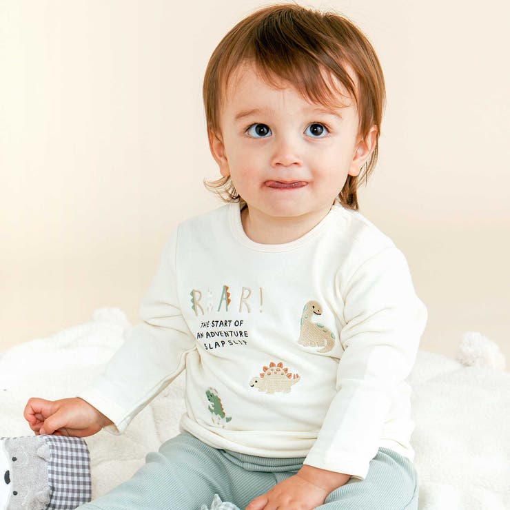 恐竜背びれつきTシャツベビー(70~80cm) | SLAP SLIP | 詳細画像1 