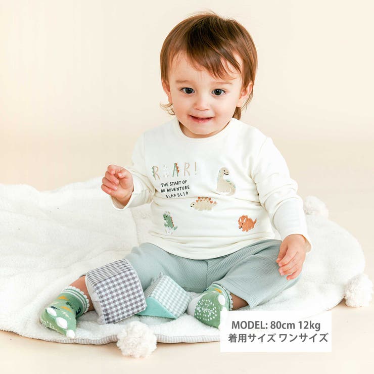 恐竜背びれつきTシャツベビー(70~80cm) | SLAP SLIP | 詳細画像2 