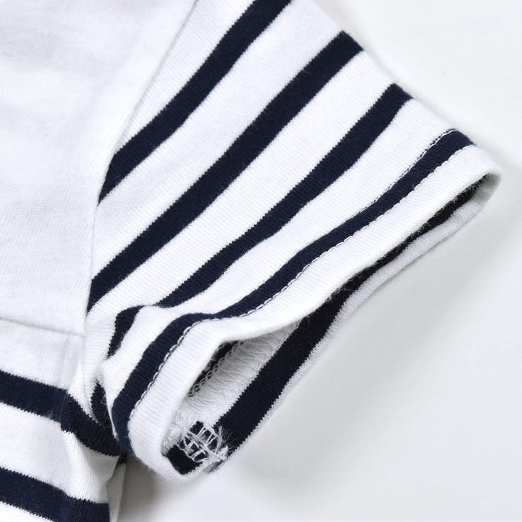 【お揃い】アニマルプリントマルチボーダー半袖ロンパースベビー(60~80cm) | SLAP SLIP | 詳細画像10 