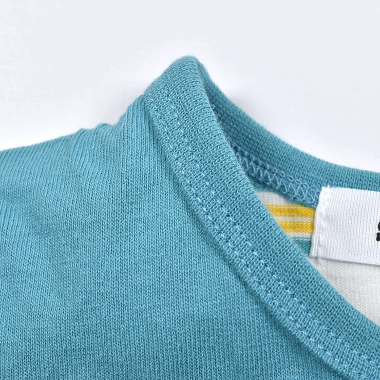 【お揃い】アニマルプリントマルチボーダー半袖ロンパースベビー(60~80cm) | SLAP SLIP | 詳細画像14 