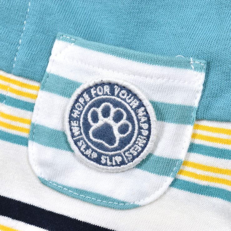 【お揃い】アニマルプリントマルチボーダー半袖ロンパースベビー(60~80cm) | SLAP SLIP | 詳細画像15 