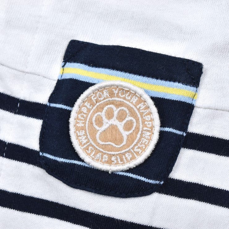 【お揃い】アニマルプリントマルチボーダー半袖ロンパースベビー(60~80cm) | SLAP SLIP | 詳細画像8 