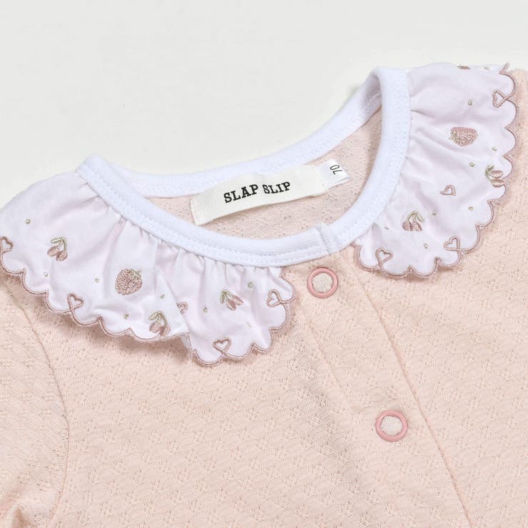 スカラップ縁刺しゅう襟付きボディミニベビー(70~80cm) | SLAP SLIP | 詳細画像11 