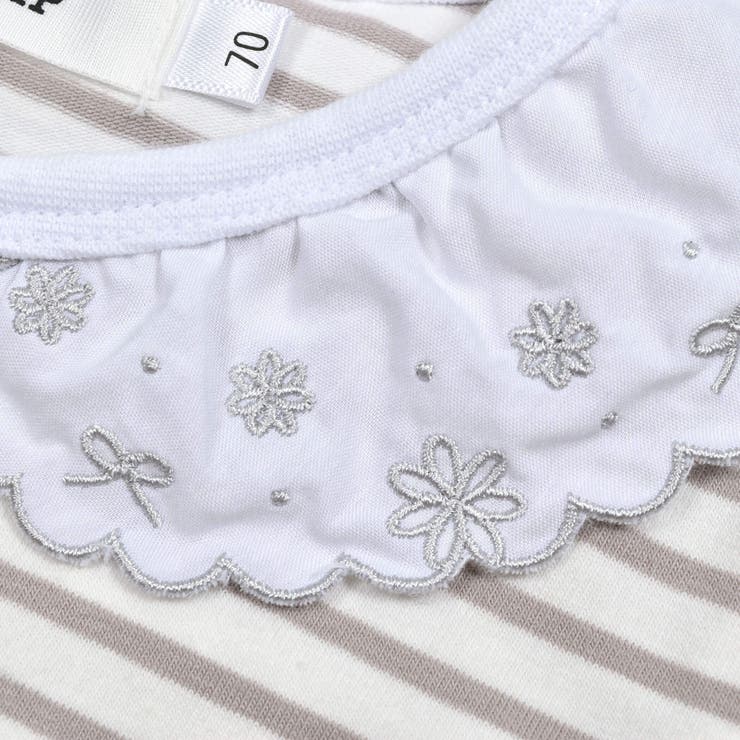 スカラップ縁刺しゅう襟付きボディミニベビー(70~80cm) | SLAP SLIP | 詳細画像18 