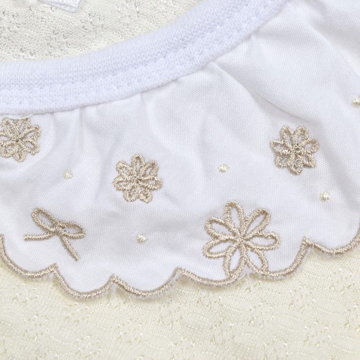 スカラップ縁刺しゅう襟付きボディミニベビー(70~80cm) | SLAP SLIP | 詳細画像6 