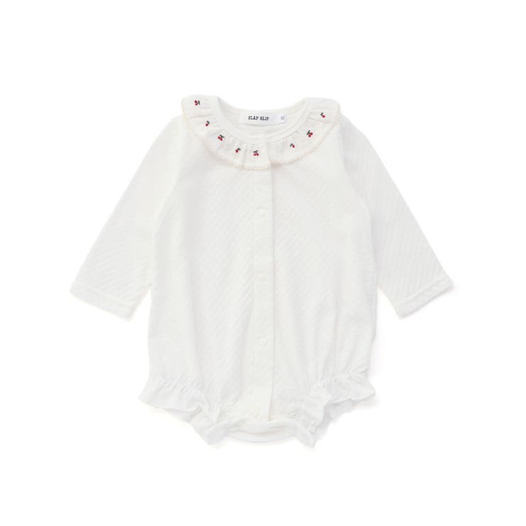 無地ボーダーレース襟付きボディミニベビー(70~80cm) | SLAP SLIP | 詳細画像4 